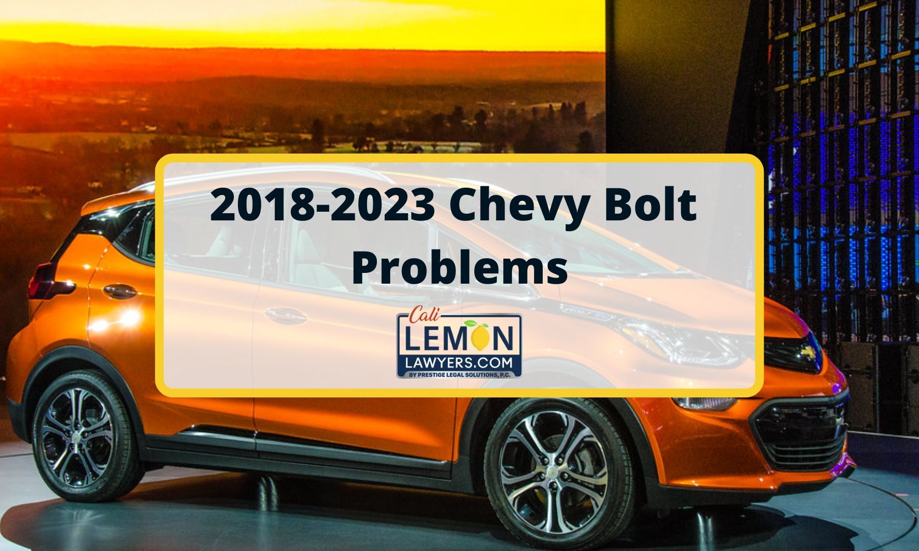 2018-2023 Chevy Bolt Problems