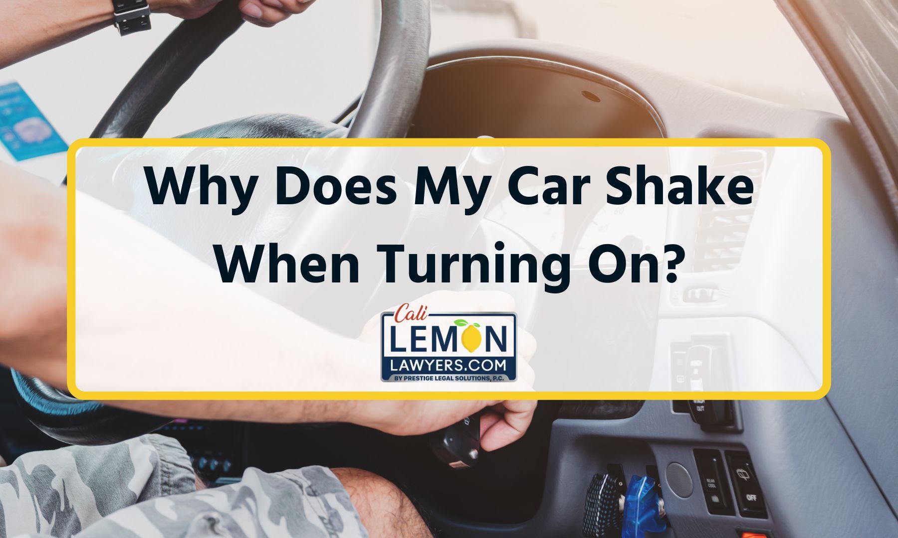 Why Does My Car Shake When Turning On?