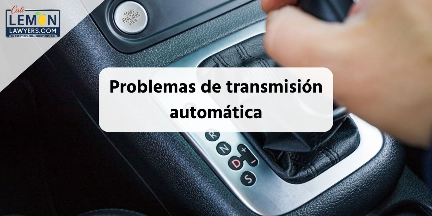 Problemas de transmisión automática